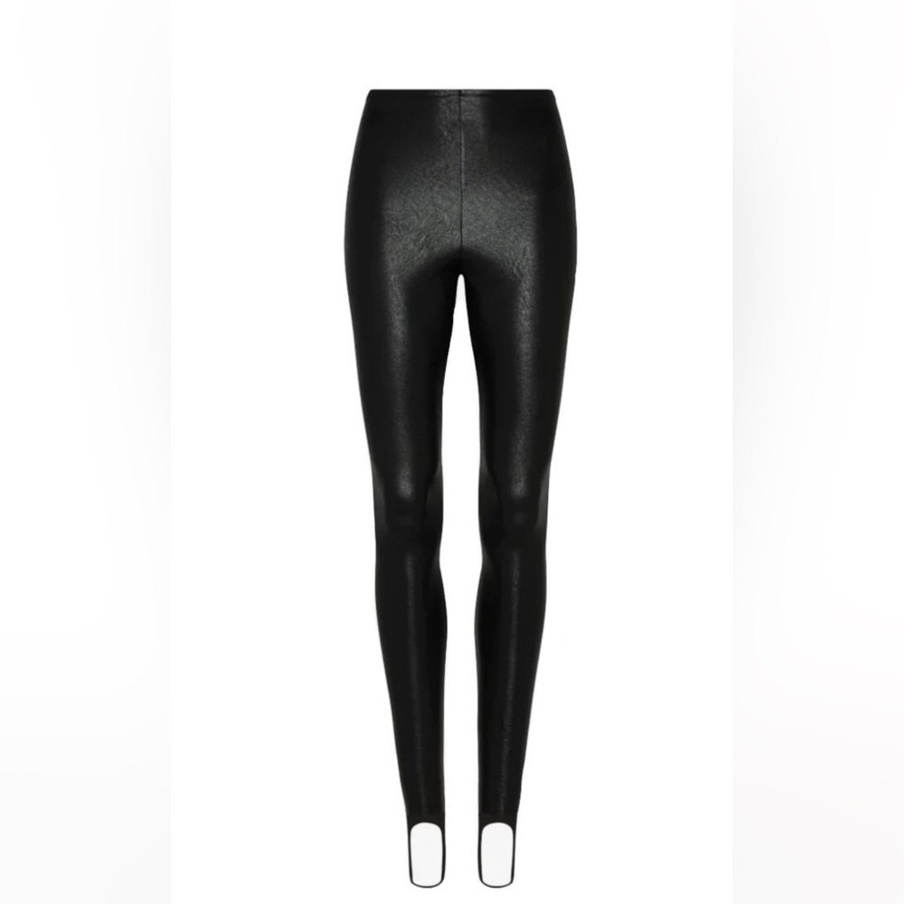 Commando Faux Leather Stirrup Leggings